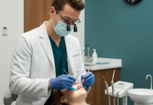A dentist from our case study provides premium services