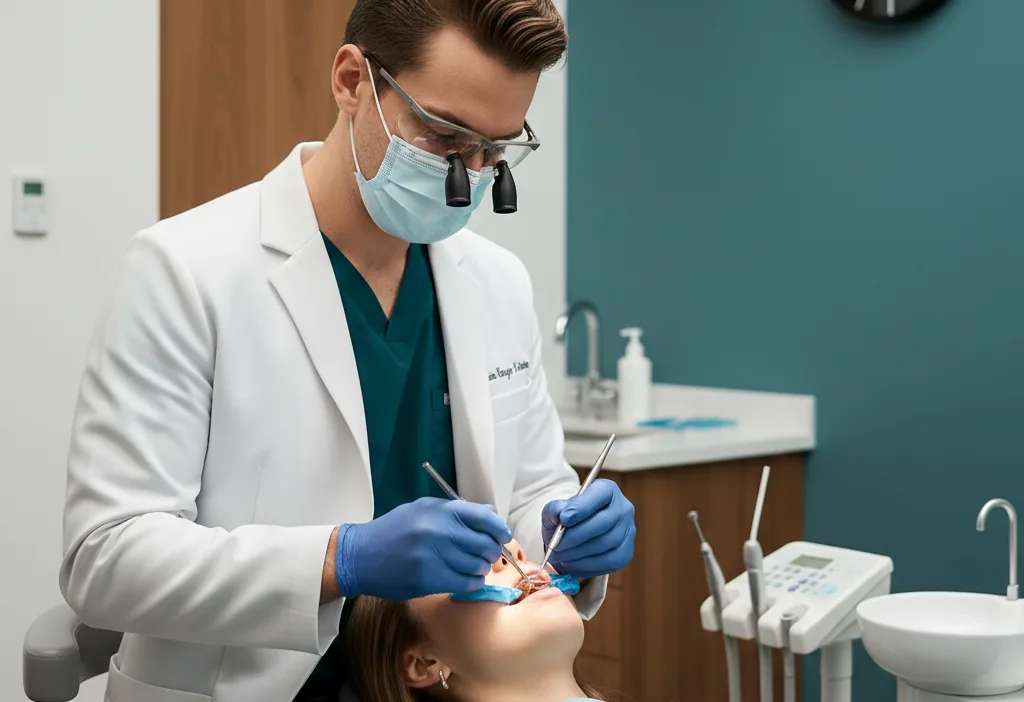 A dentist from our case study provides premium services