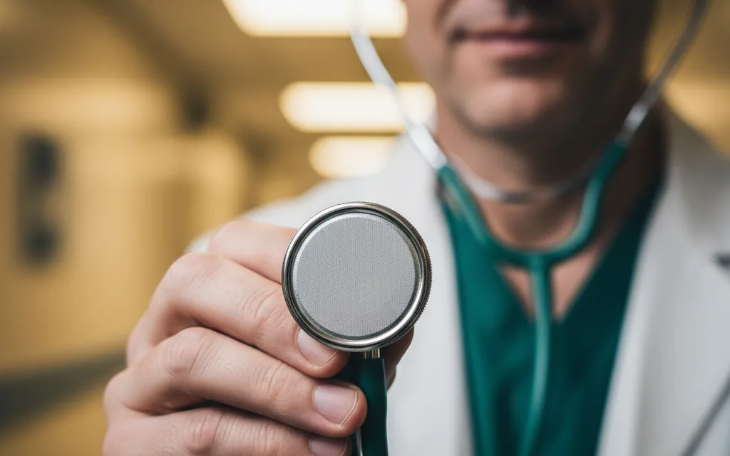 A stethoscope can be a key part of patient education