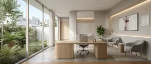 A plastic surgeons office