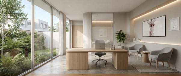 A plastic surgeons office