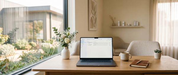 An aesthetic clinic planning a monthly newsletter