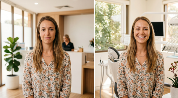 Before and after photos can be an important component of dental testimonials if used within relevant laws