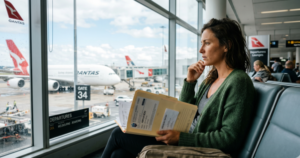 a patient on her way to medical tourism