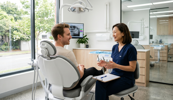 A consultation about super in dental